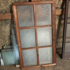 昭和ガラス　木枠