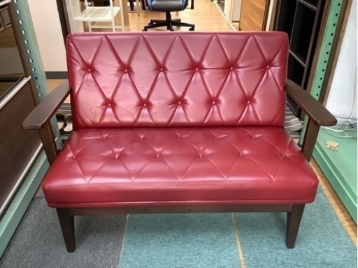 【リサイクルサービス八光　田上店　配達・設置OK】TOYO FURNITURE トーヨーファニチャー ヴィンテージ ミッドセンチュリー クラシック レトロ ソファー 2人掛け