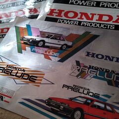 HONDAのシール(3枚)の画像