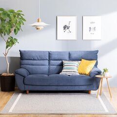 東京インテリア　ハイバック3人掛けソファー　if HOME【愛品倶楽部柏店】 の画像