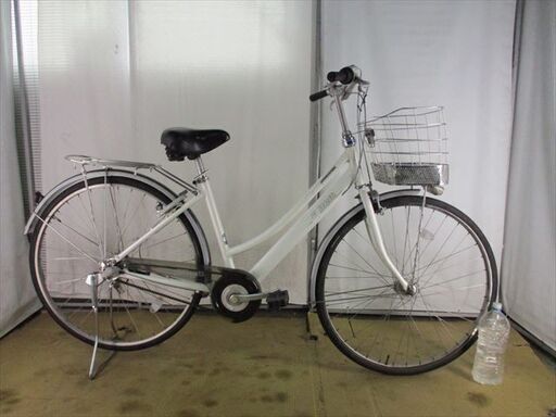 B671　限定特価　整備済み★ブリヂストン　アルベルト　ホワイト★ 中古自転車 【27インチ 】
