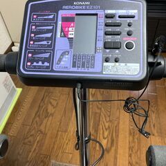 § コナミスポーツクラブ エアロバイク EZ101 §　取扱説明書付き及び脈拍センサー付きの画像