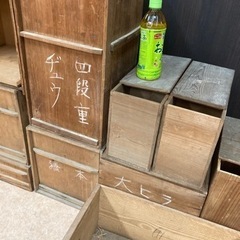 お取引中。木箱　骨董品収納箱　11個　レトロ　アンティークの画像