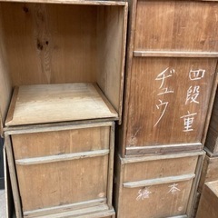 お取引中。木箱　骨董品収納箱　11個　レトロ　アンティークの画像