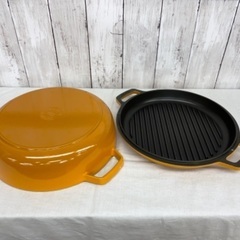 新品】STAUB スキヤキ&グリルパン