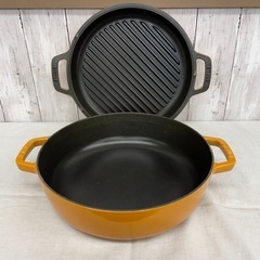 新品】STAUB スキヤキ&グリルパン
