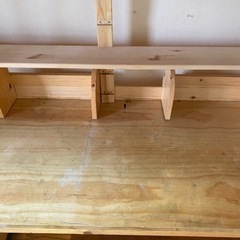 値下げしました☆勉強机☆ロフトベット　　※イスはつきません。の画像
