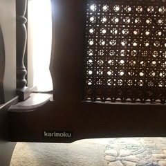 カリモク　サイドテーブルの画像