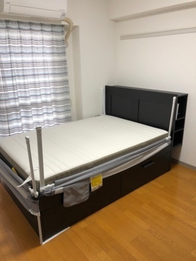 【調整中】IKEA ダブルベッドフレーム\u0026マットレス