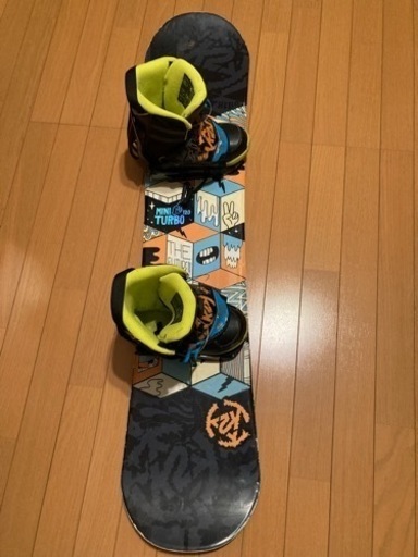 K2スノボード3点セット　ジュニア120センチ　値下げ
