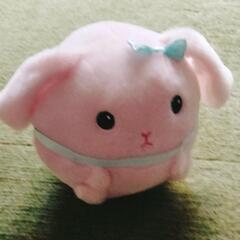 電池で動く！ぽてうさろっぴーぬいぐるみ