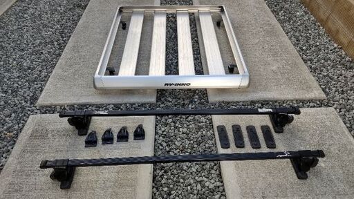 RV-INNO エアロシェイパー100と、キャリアバーセット