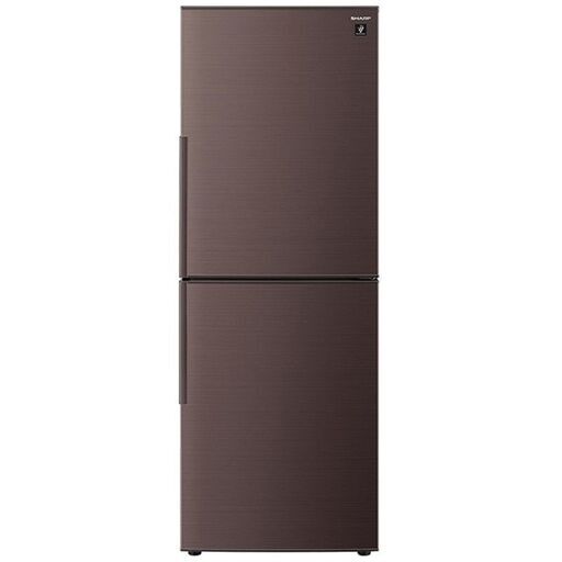 2026年までメーカー保証付き 2021年製 美品 SHARP シャープ SJ-PD28G 280L 2ドア 冷凍冷蔵庫 プラズマクラスター ブラウン色☆買取帝国 朝霞店☆配達可能