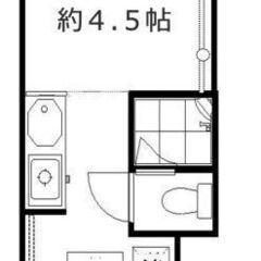 【賃貸】港区海岸・田町駅約10分サンハイム田町１R13.77㎡賃料59000管理費6000敷金1礼金１ - 港区