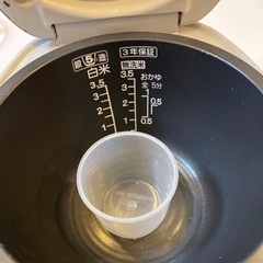 3.5合　多機能　東芝炊飯器の画像