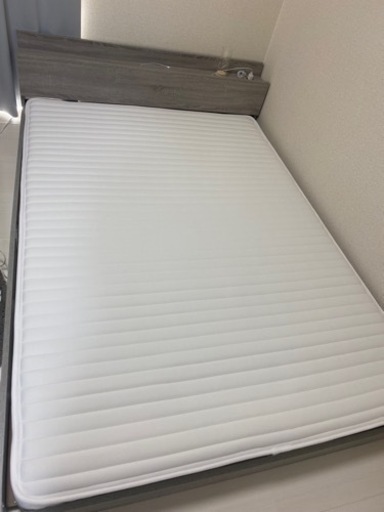ローベッド　マットレス付き