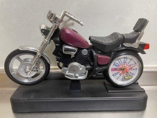ハーレー アメリカン バイク型 目覚まし時計  置き時計 ※動画あり