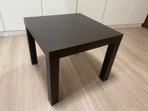 山善(YAMAZEN) キュービックテーブル(45*45cm) ダークブラウン