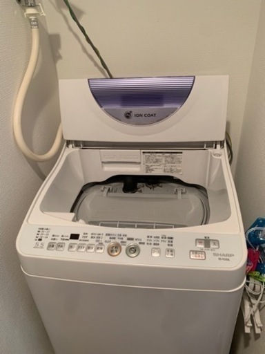 中古品　シャープ　縦型洗濯乾燥機　ES-TG55L