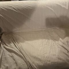 【IKEA】2人用ソファ（汚れなし）◆140×76×72cmの画像