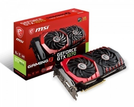 PCパーツ MSI GEFORCE GTX1070 GAMING X 8GB