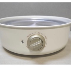 展示未使用品 BRUNO グリルポット ホワイト BOE029-WHの画像