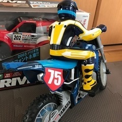 三菱パジェロ　YAMAHA YZ250 ラジコンの画像