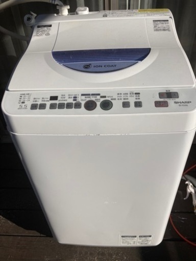 SHARP 電機洗濯乾燥機　ES-TG55L-A　2012年製