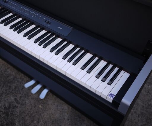 KORG コルグ 電子ピアノ LP-350 88鍵 RH3鍵盤 シンプルスリム ブラック 椅子付 動作品
