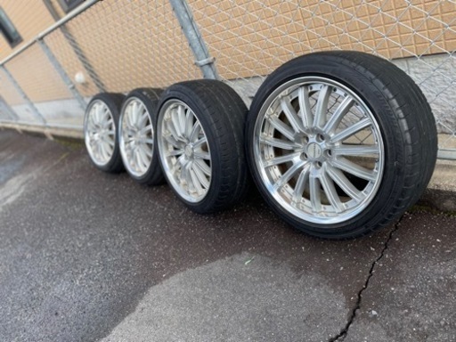 【深リム】18インチ　work　ヴァリアンツェ　タイヤホイールセット！