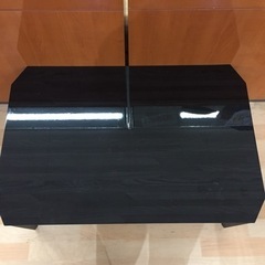 【期間限定/数量限定】新品/保管品 パール金属☆木目調テーブル ブラック①◇の画像