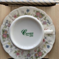 ヴィンテージ　コーヒーカップ５客セット（箱入り）の画像