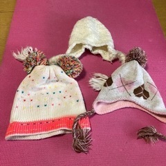 帽子　冬用　毛糸　