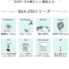 腕時計　G-SHOCK BABY-G CASIOの画像