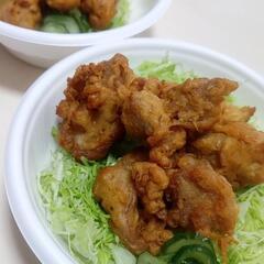 子ども食堂　唐揚げ弁当