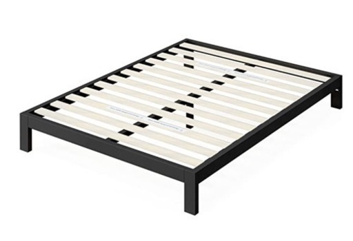 【売約済】折りたたみ可能ダブルサイズベッドフレーム&マットレス