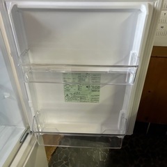 2ドア冷蔵庫ほぼ新品❣️値引きしました🤗の画像
