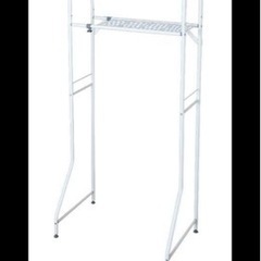 白ランドリーラックの画像