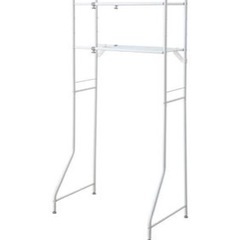 白ランドリーラックの画像