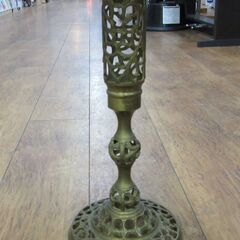 大理石 テーブル 直径33㎝×高さ45㎝ アンティーク調 花台にも 札幌 厚別店の画像