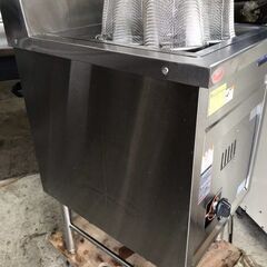 【動作確認済み!!簡易清掃洗浄済み!!まるまるセット!!】マルゼン/ガス角槽型ゆで麺機（4テボ）MRK-046B厨房/都市ラーメン釜/４カゴの画像