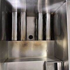 【動作確認済み!!簡易清掃洗浄済み!!まるまるセット!!】マルゼン/ガス角槽型ゆで麺機（4テボ）MRK-046B厨房/都市ラーメン釜/４カゴの画像