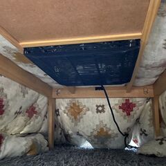 ニトリこたつテーブル＋布団の画像