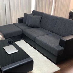 ソファ ソファー 3人掛け ブラック