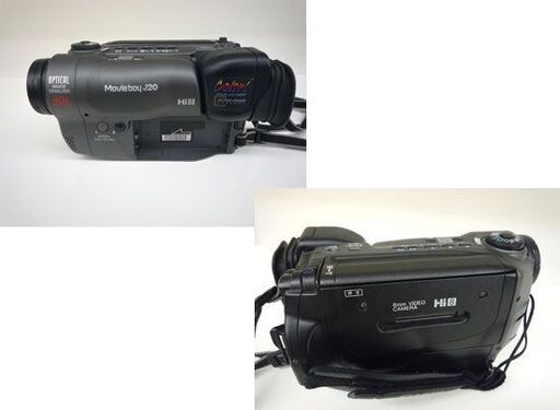 Canon Hi8 Movie boy MB-J20 8ミリビデオカメラ CA-R300 CR-E7K CA-E7 BP-711/714 未使用テープ付き キャノン 撮影、再生確認済み 札幌市手稲区