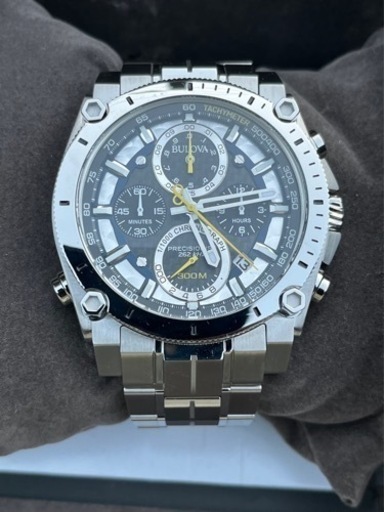 BULOVA ACCUTRON プレシジョニスト シャンプレーン クロノ 300m防水 メンズ 96B175