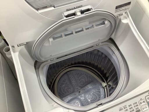 SHARP 1年保証付 縦型洗濯乾燥機のご紹介