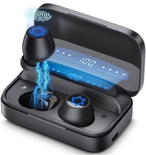 ワイヤレスイヤホン Bluetooth5.0 ノイズキャンセリング搭載