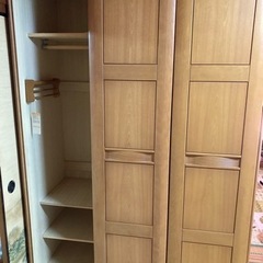 大型ワードローブ ミラー付きの画像