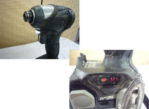 日立工機 インパクトドライバ 14.4V 本体 バッテリ 充電器 WH14DDL BSL1430 UC14YSL 回転OK 現状品 札幌市手稲区